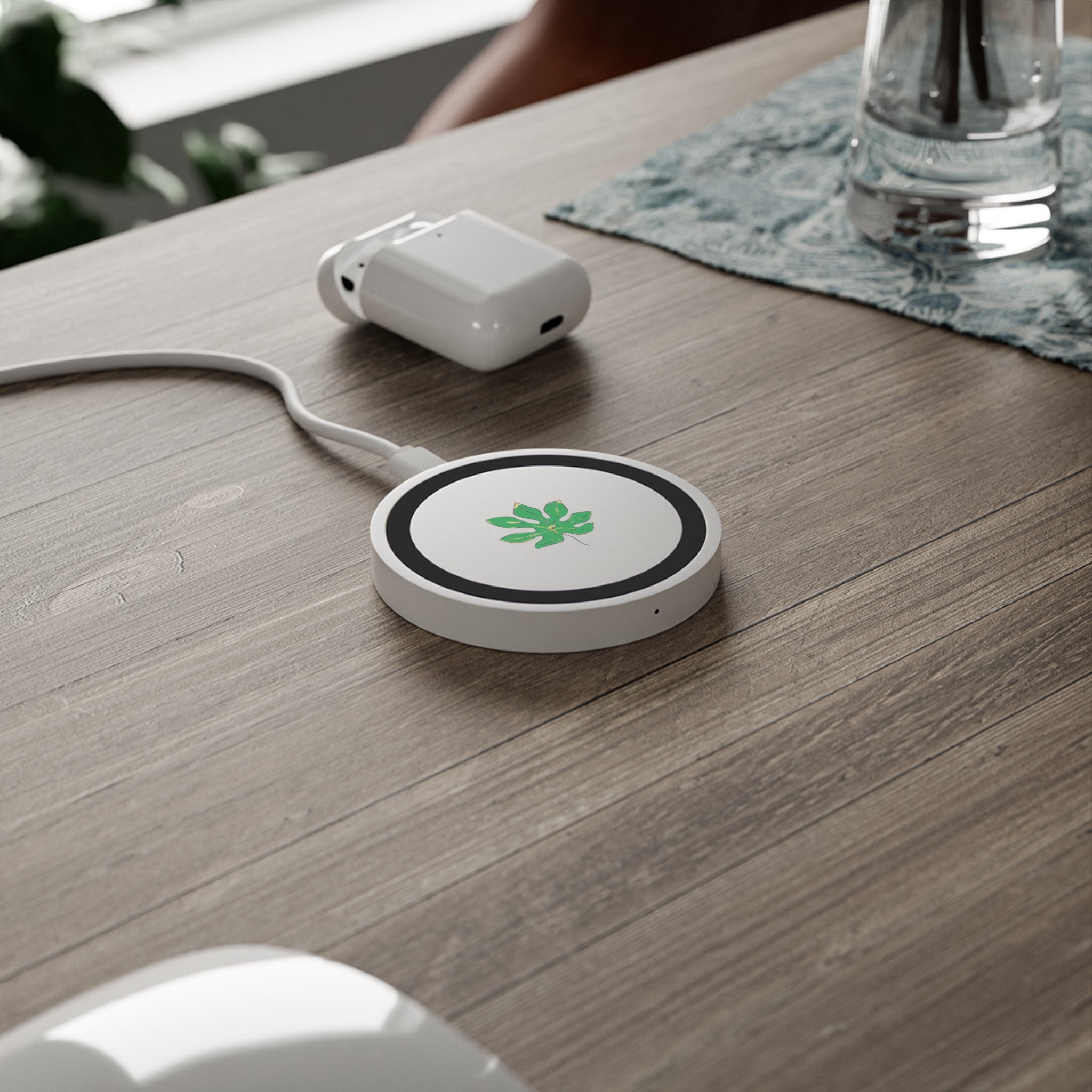 Ms Ganja Wyatt Wireless Charging Pad — Compact Qi Phone Charger