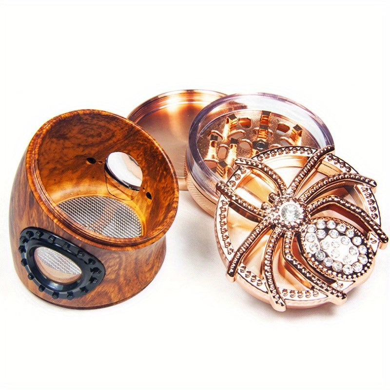 3 Layered Diamond Spider 420 Weed Grinder