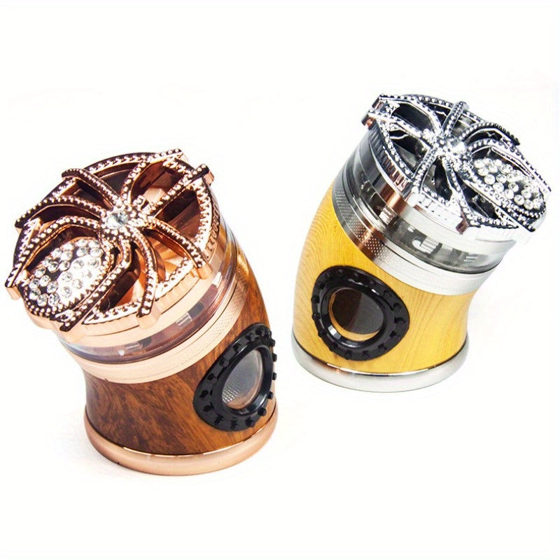3 Layered Diamond Spider 420 Weed Grinder