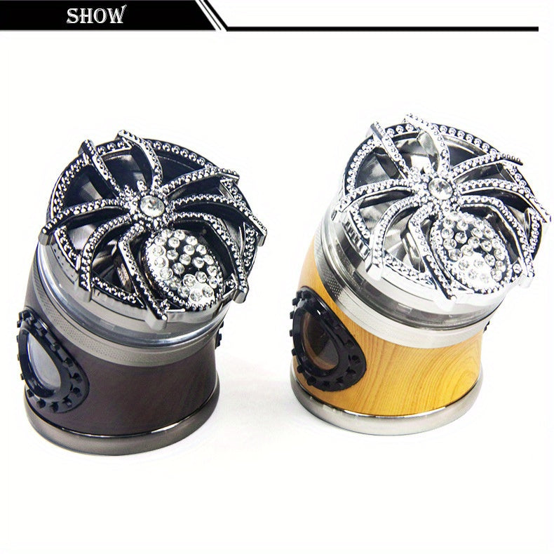 3 Layered Diamond Spider 420 Weed Grinder