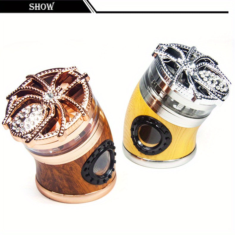 3 Layered Diamond Spider 420 Weed Grinder