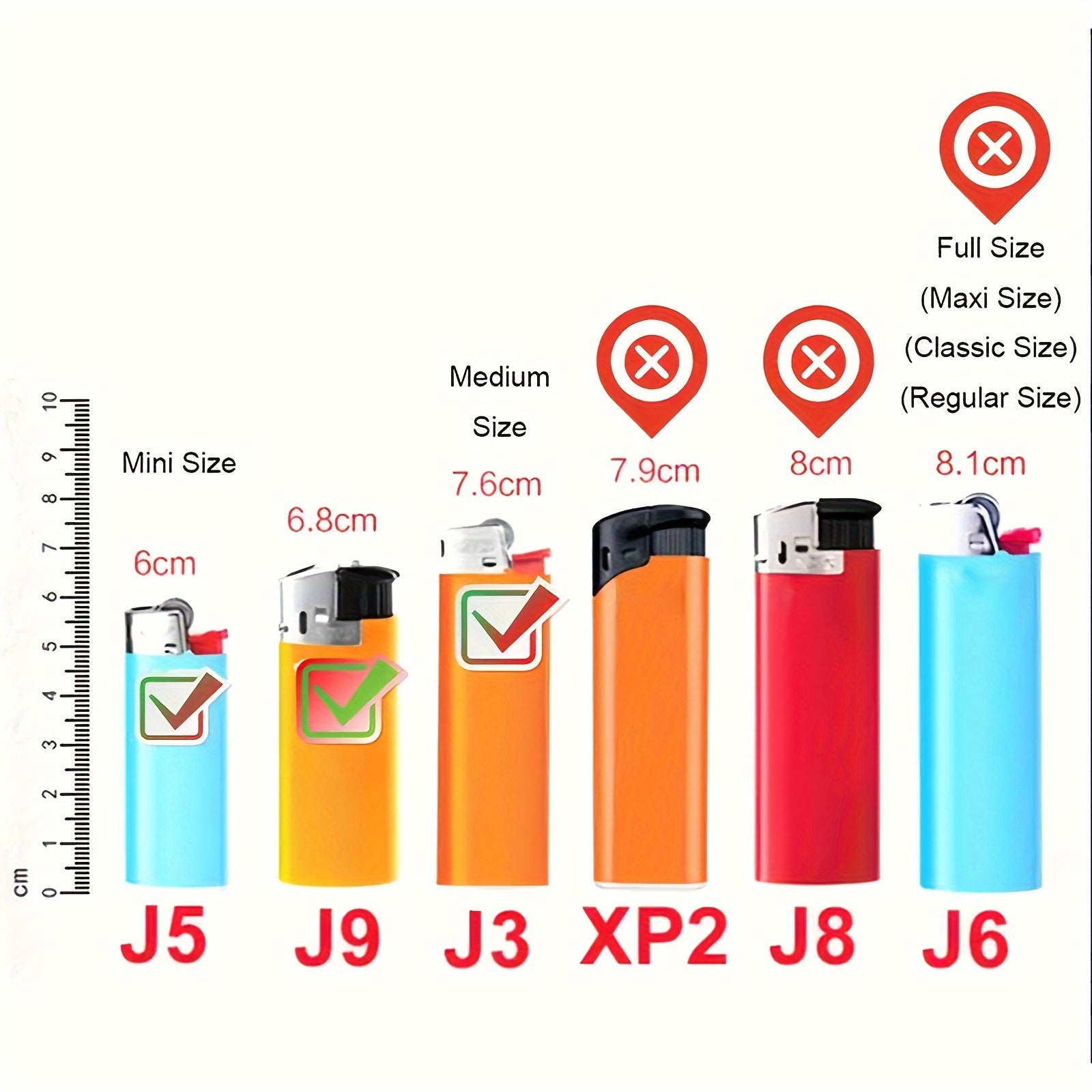 Odor-Proof & Moisture-Proof Container for Lighters, Pre-Rolled Cones, & Rolling Papers