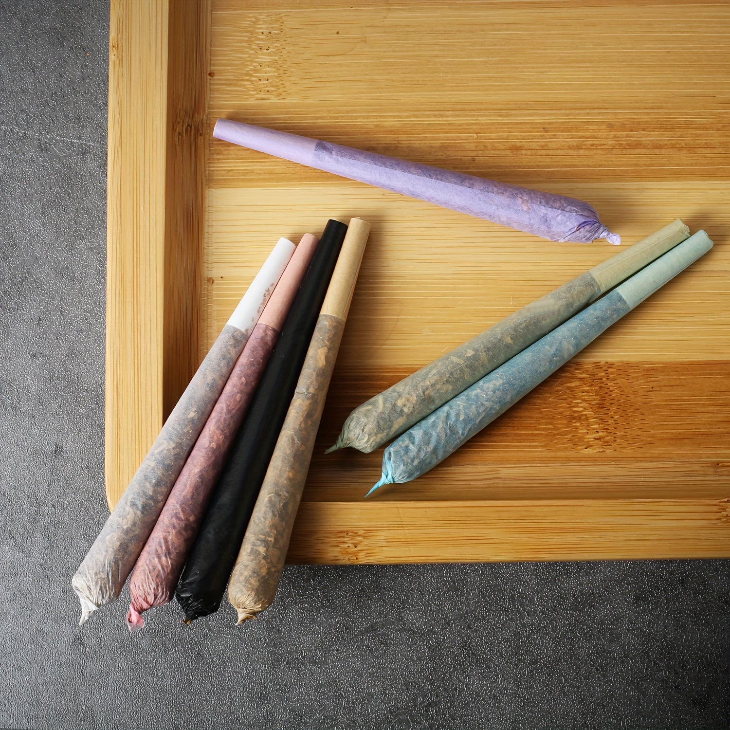 50-Piece Premium Black 420 Cones Rolling Papers